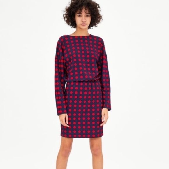Zara Polkadot Dress S - Picture 4 of 4